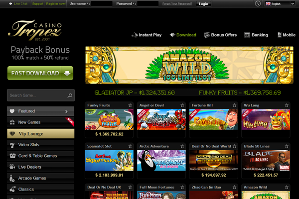 Casino Tropez screen shot