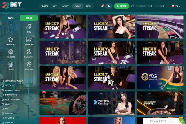22Bet Casino screen shot